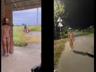 EM gái dâm thích phô dâm ở nơi công cộng