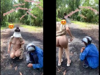 Em Mỹ Hạnh cho chú nông dân bóp vú với mông